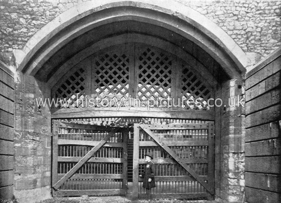 Traitor's Gate, Tower of London, London. c.1890's.